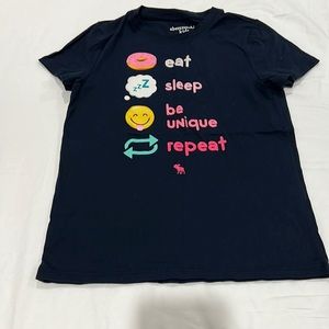 Abercrombie Kids navy blue tee
